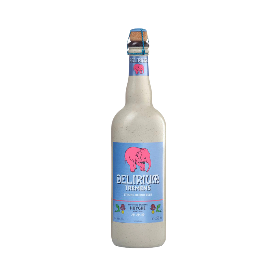 Garrafa de cerveja belga Delirium Tremens 750 ml — cerveja artesanal