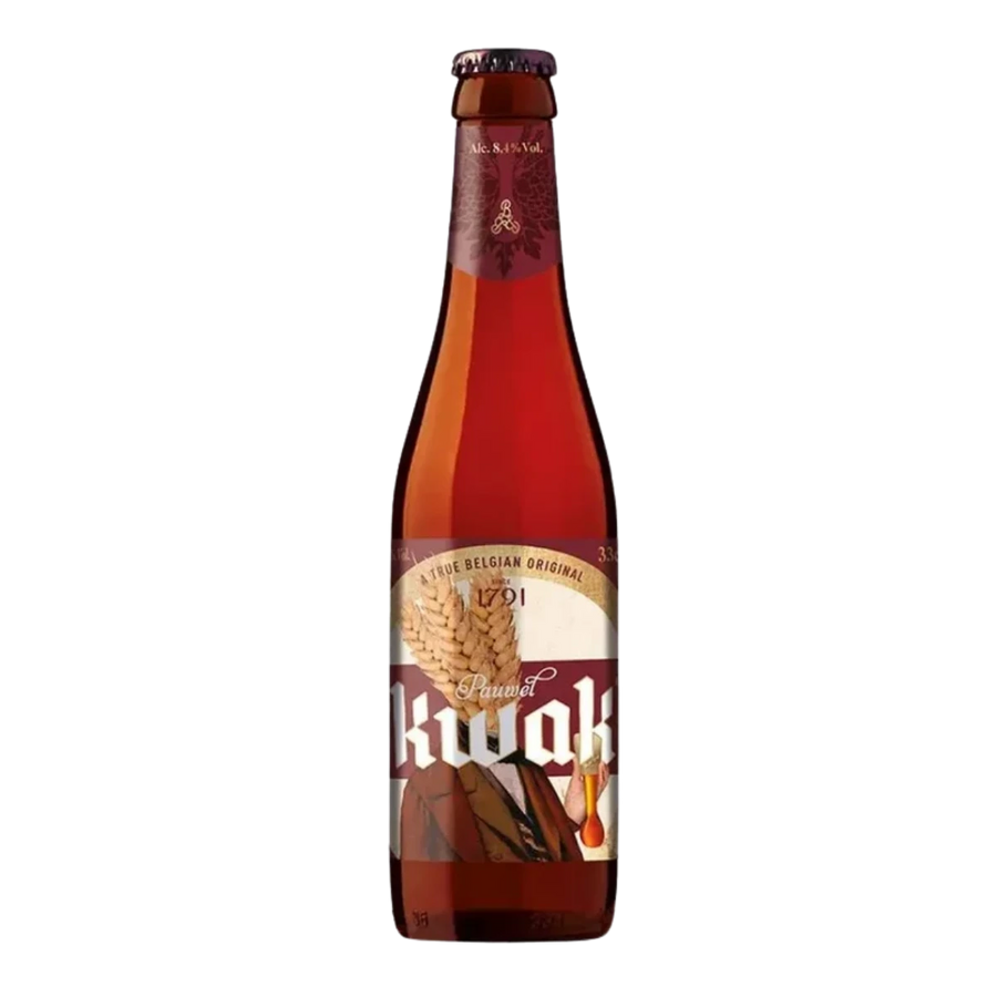 Garrafa de cerveja belga Pauwel Kwak 330 ml — cerveja artesanal