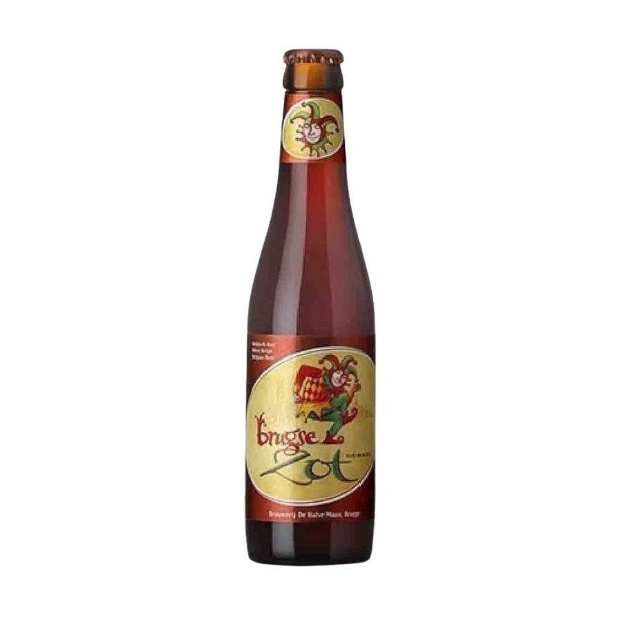 Garrafa de cerveja belga Brugse Zot Dubbel 330 ml — cerveja artesanal