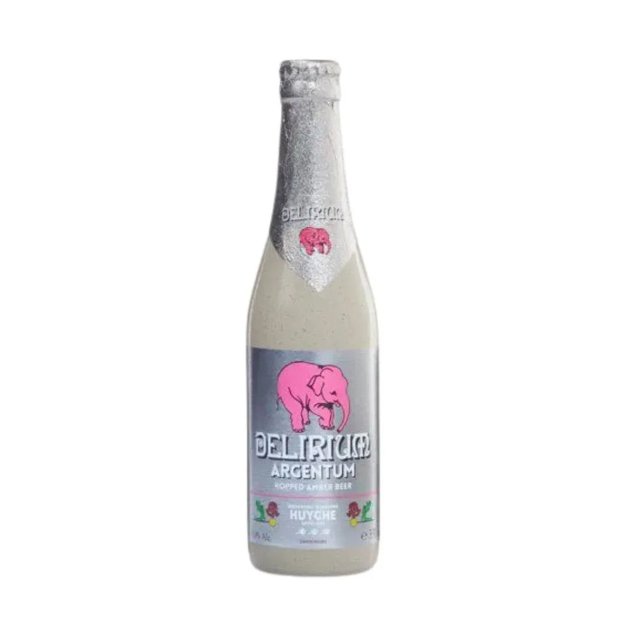Garrafa de cerveja belga Delirium Argentum 330 ml — cerveja artesanal