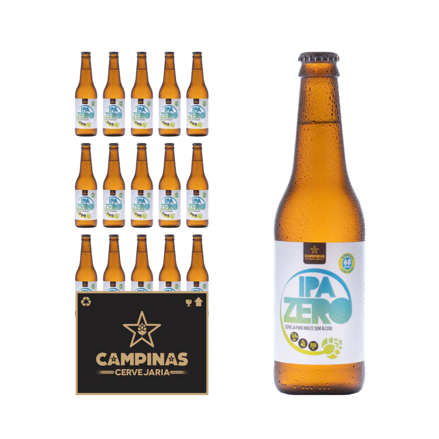 PACK IPA ZERO CERVEJARIA CAMPINAS 15UN X 355ML — cerveja artesanal