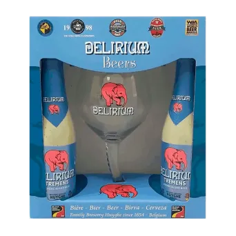 KIT DELIRIUM 2 GARRAFAS 330ML + TAÇA