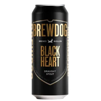 CERVEJA BREWDOG BLACK HEART 500ML