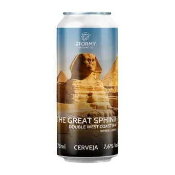 CERVEJA STORMY THE GREAT SPHINX DOUBLE WEST COAST IPA 473 ML
