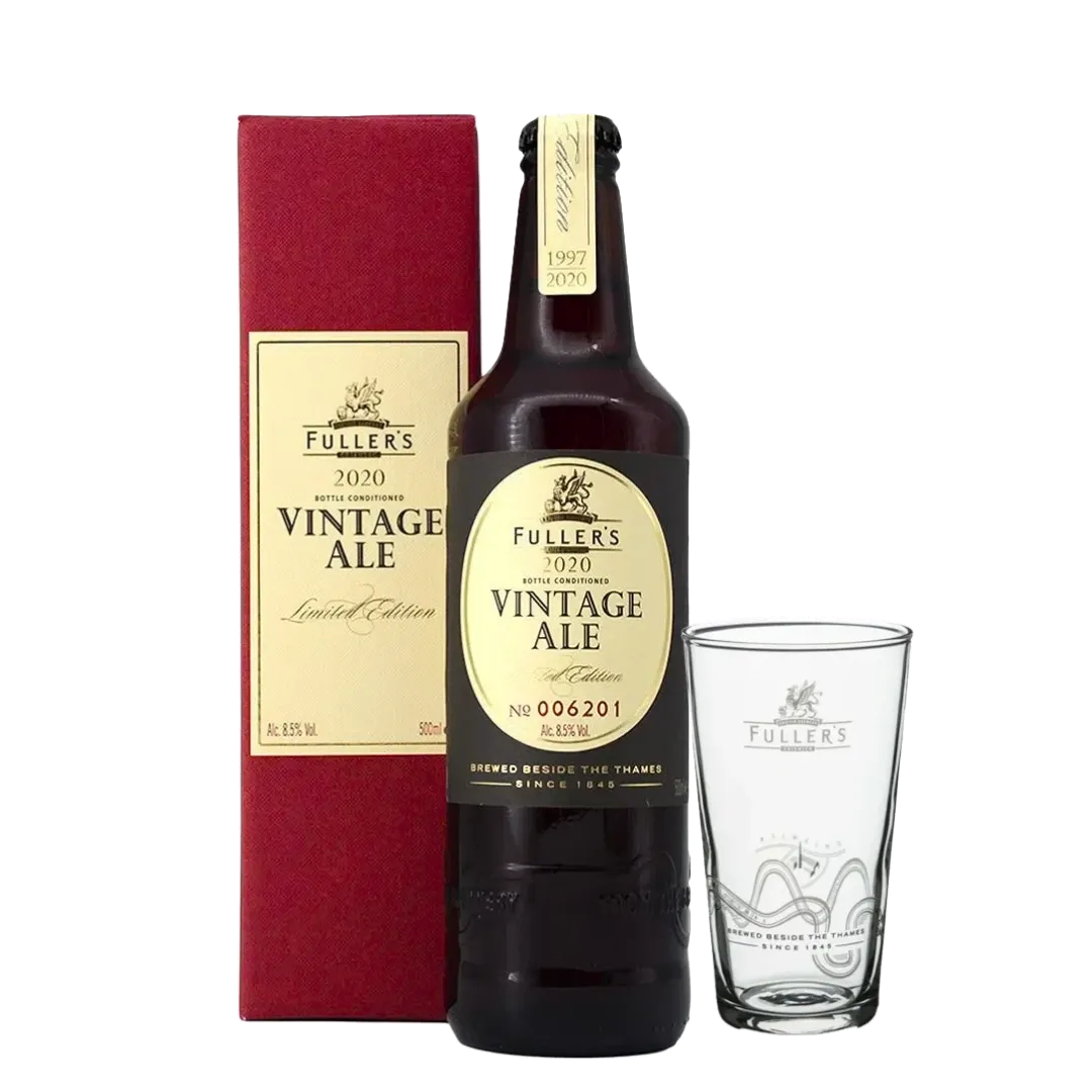 CERV. FULLERS VINTAGE ALE 2020 500ML + COPO BRINDE