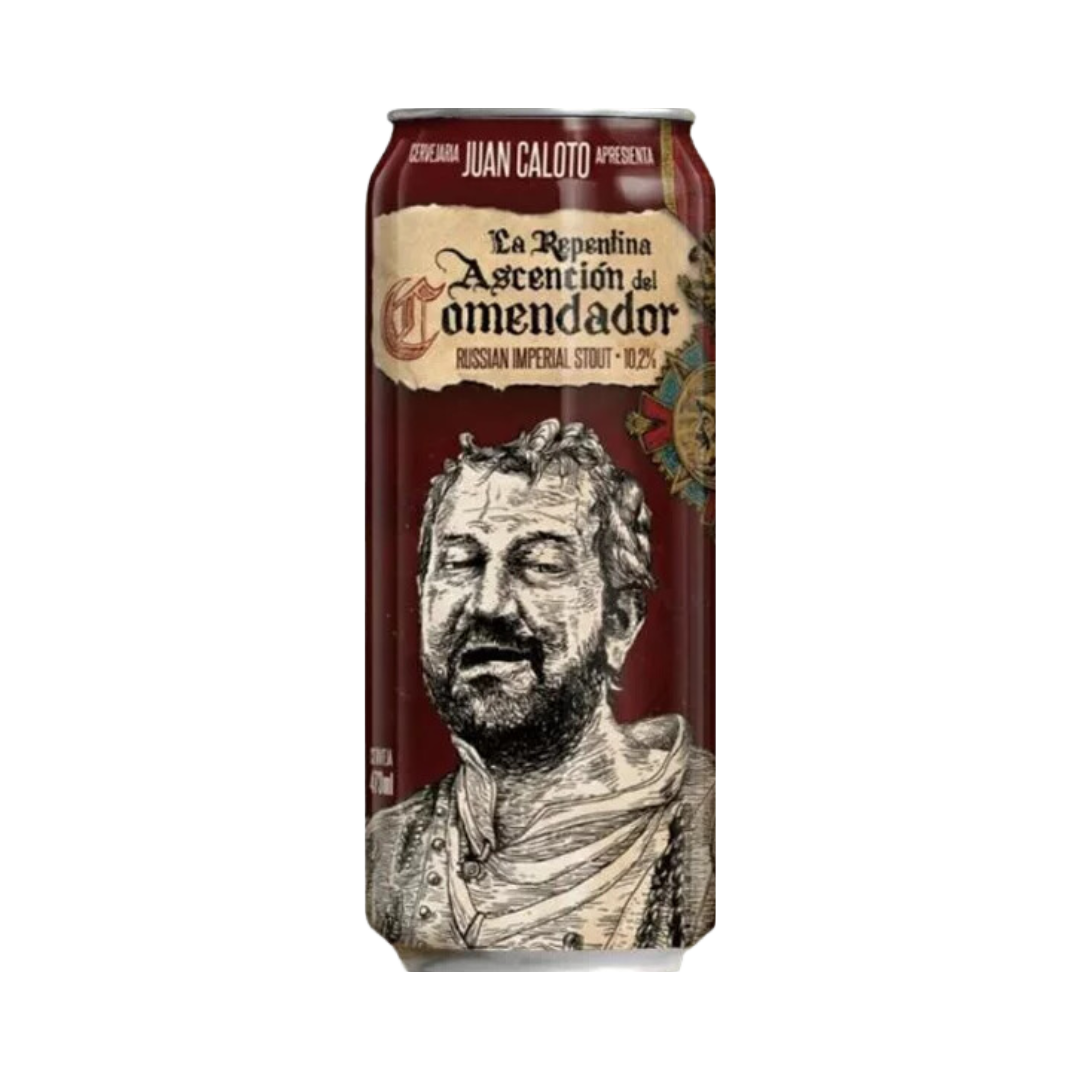 CERVEJA JUAN CALOTO LA REPENTINA ASCENCION DEL COMENDADOR LT 473ML