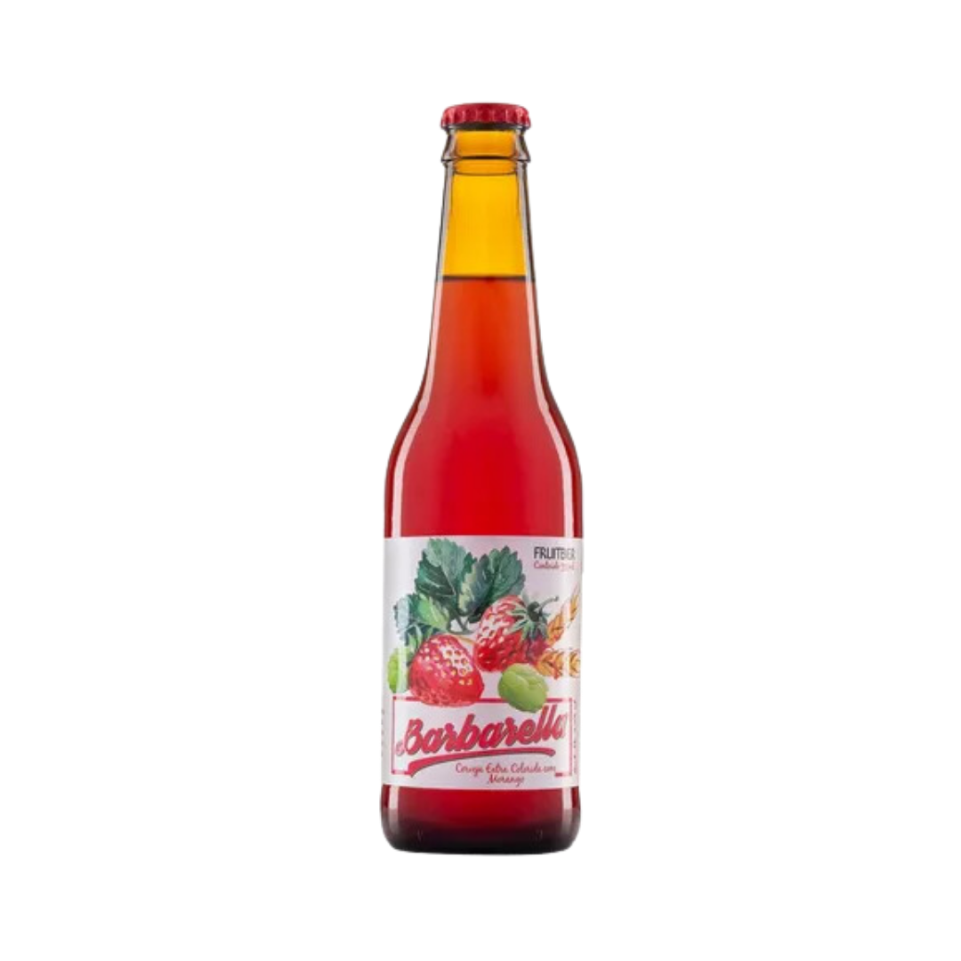 CERVEJA BARBARELLA FRUITBIER MORANGO 355ML