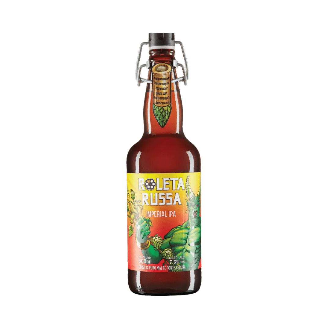 CERVEJA ROLETA RUSSA IMPERIAL IPA DIABO DO AMARGOR 500ML