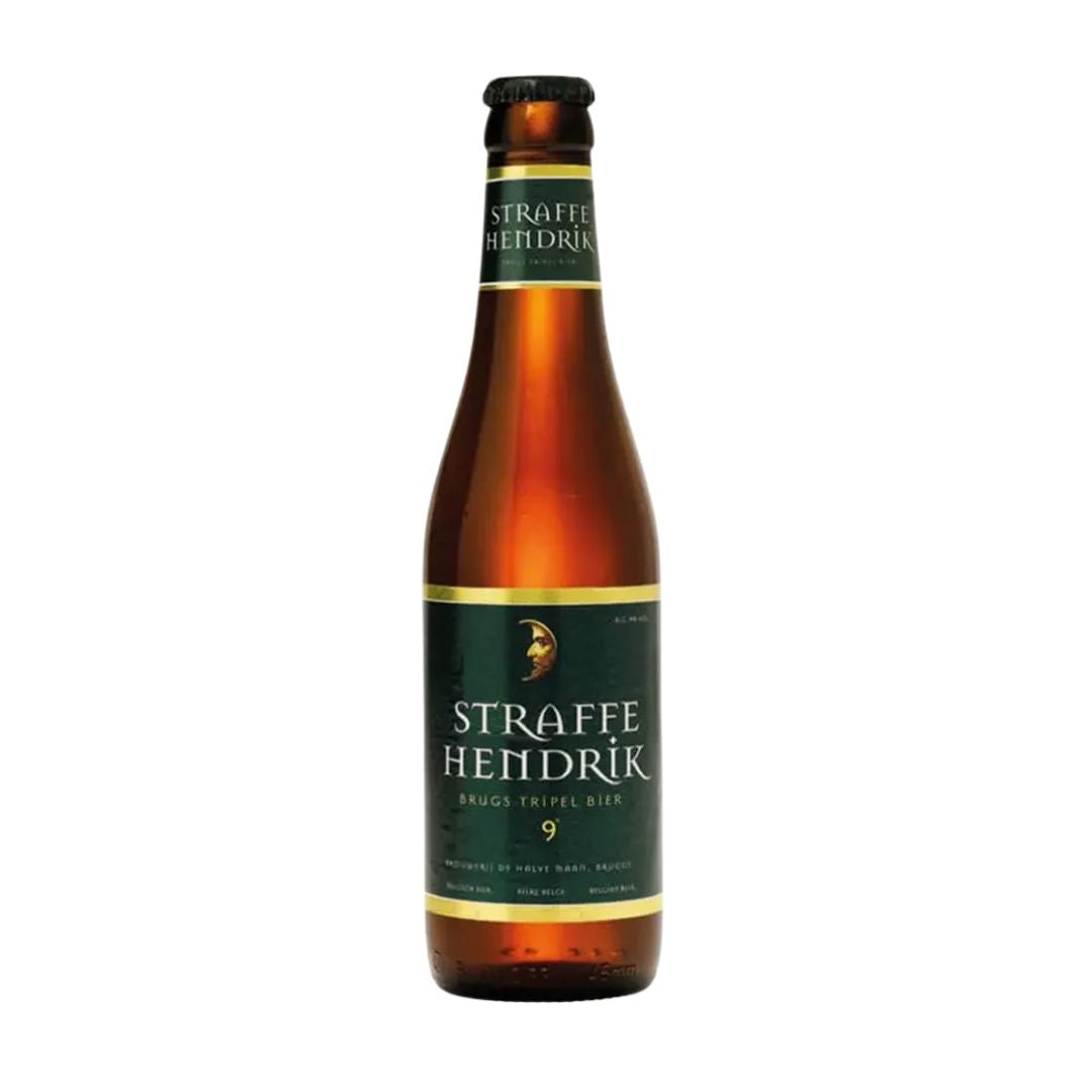 Garrafa de cerveja belga Straffe Hendrik Tripel 330 ml