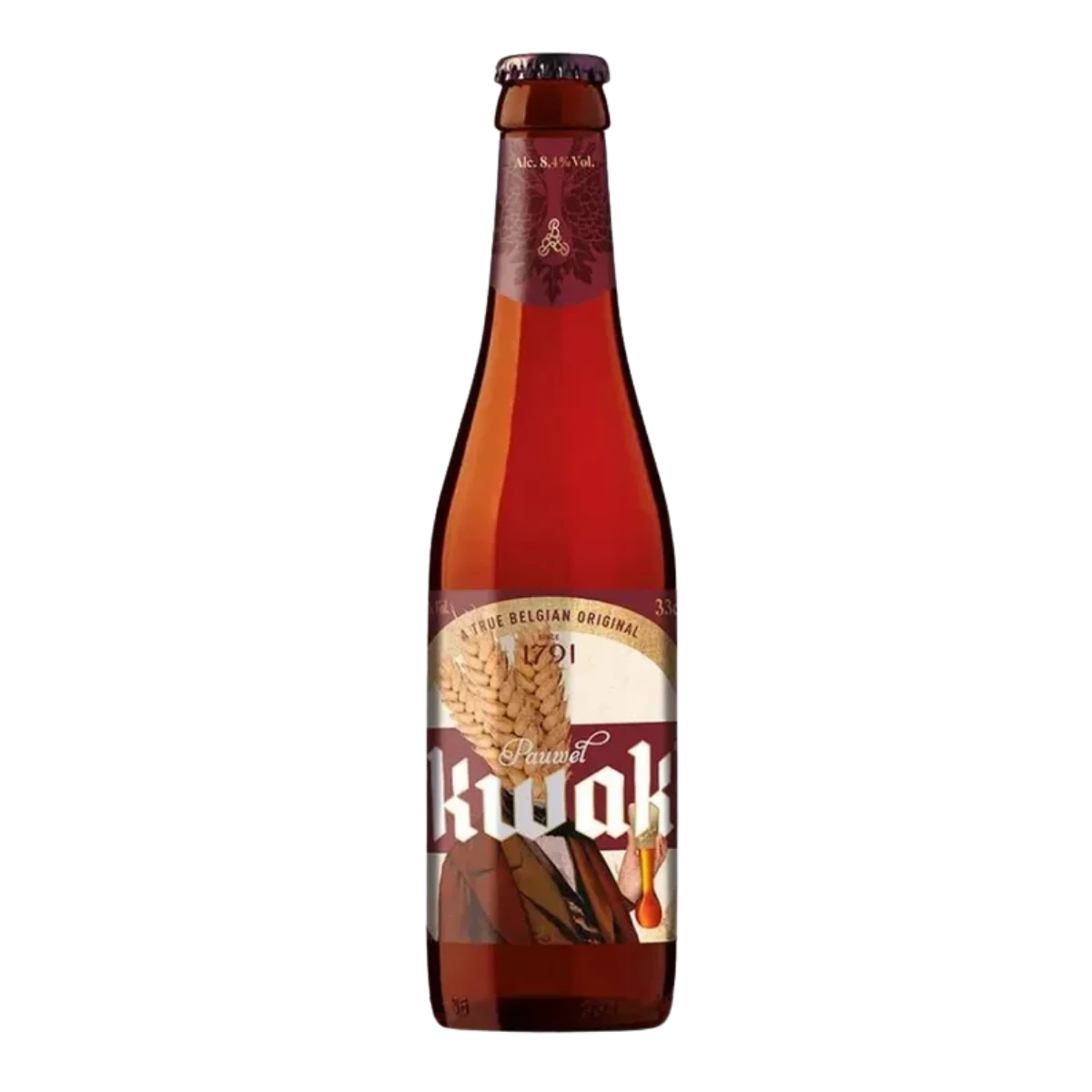 Garrafa de cerveja belga Pauwel Kwak 330 ml