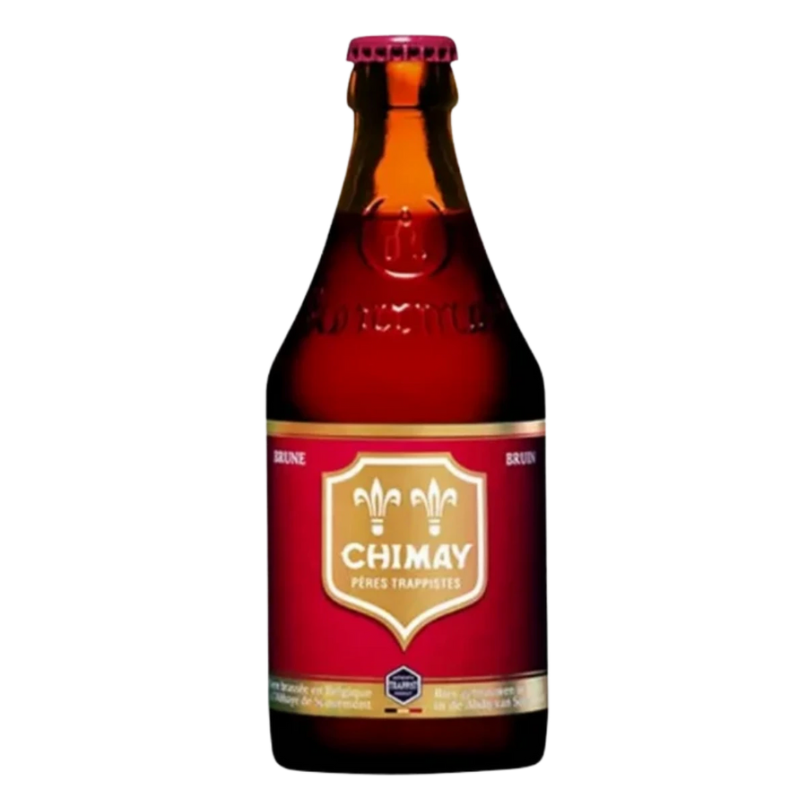 Garrafa de cerveja belga Chimay Red 330 ml — cerveja artesanal