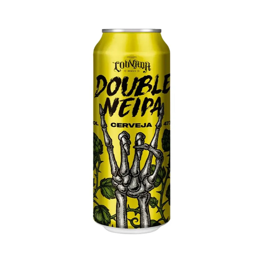 CERVEJA LOUVADA DOUBLE NEIPA 473ML — cerveja artesanal