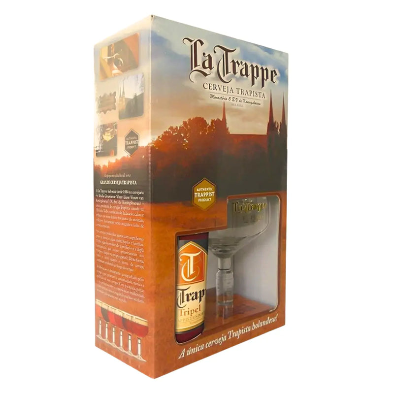 Kit La Trappe Tripel 750ml + Taça