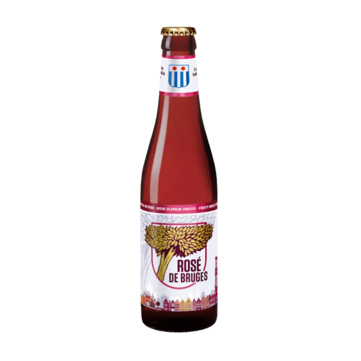 Garrafa de cerveja belga Kriek de Bruges Rosé 330 ml