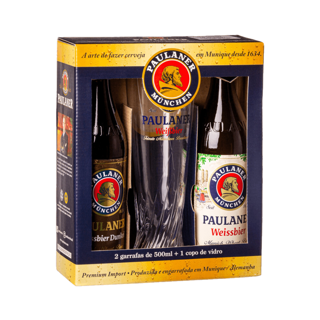 KIT PAULANER 2 GARRAFAS 500ML + COPO