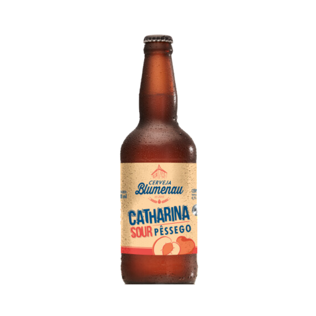 CERVEJA BLUMENAU CATHARINA SOUR SUN OF A PEACH 500ML