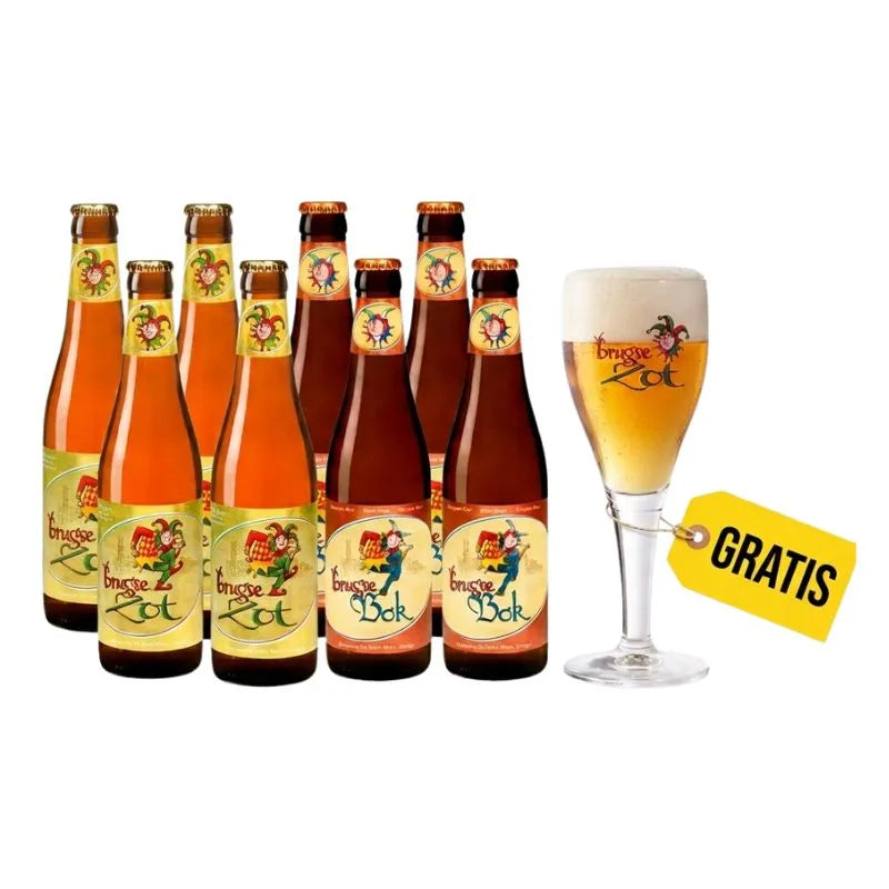 Pack belga 6 Brugse Zot 330 ml + Taça brinde — pack de cervejas belgas da Beer Club Store (imagem 2)