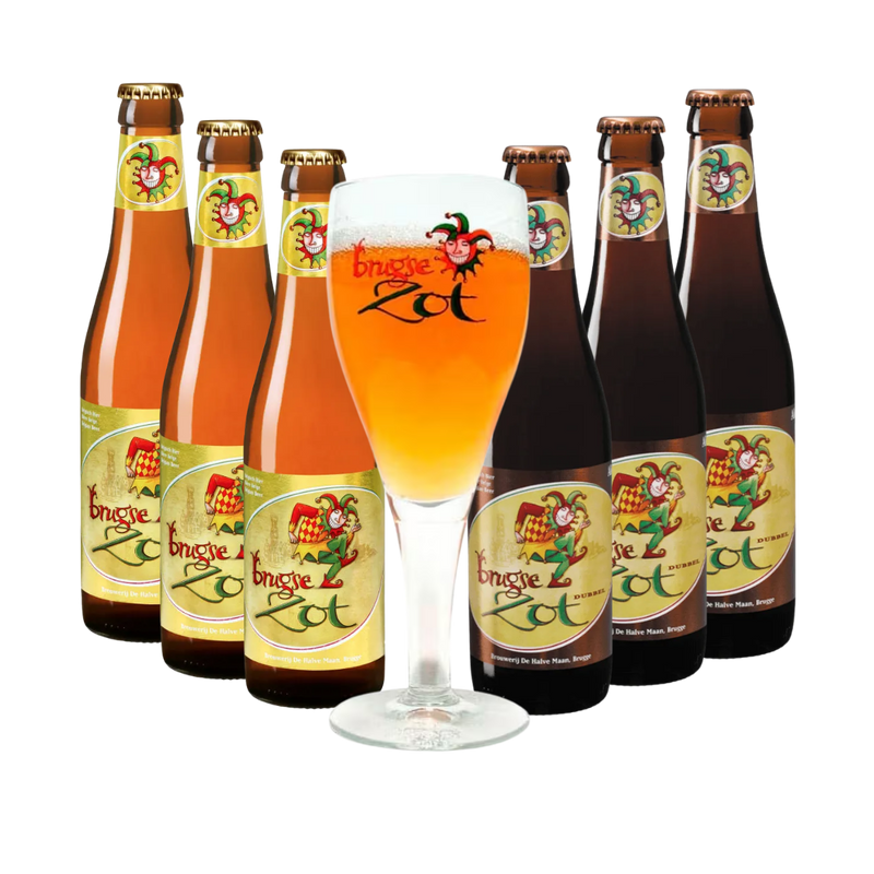 Pack Belga 6 Bugse Zot 330ml + Taça Brinde