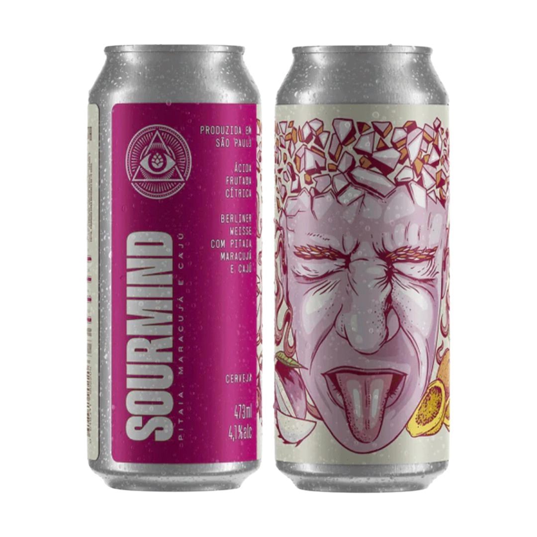 CERVEJA DOGMA SOURMIND PITAIA MARACUJA E CAJU 473ML