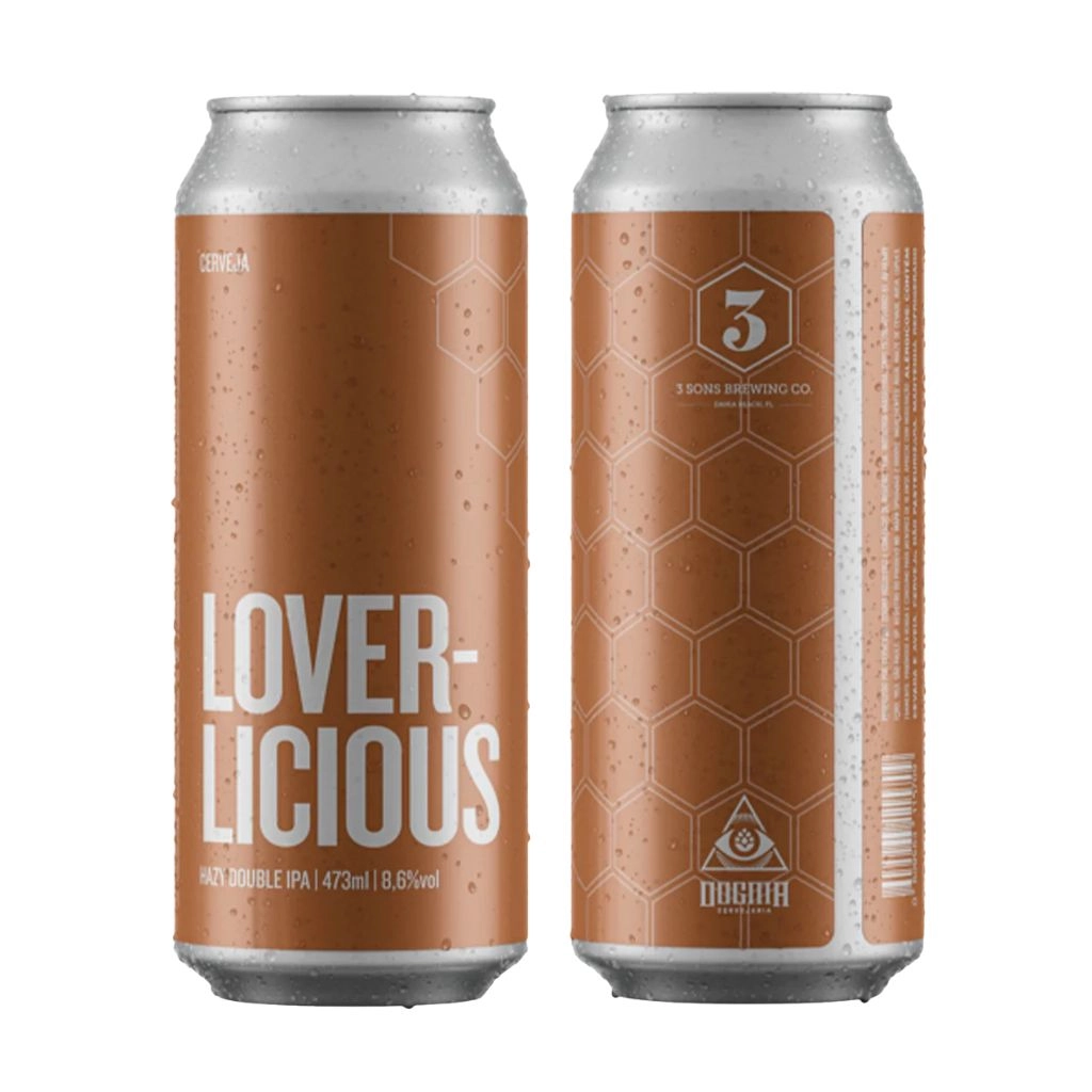 CERV. DOGMA LOVERLICIOUS HAZY DOUBLE IPA 473ML CERV. DOGMA LOVERLICIOUS HAZY DOUBLE IPA 473ML